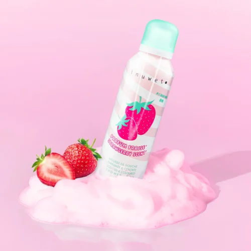 Inuwet Shower Foam Strawberry Pink