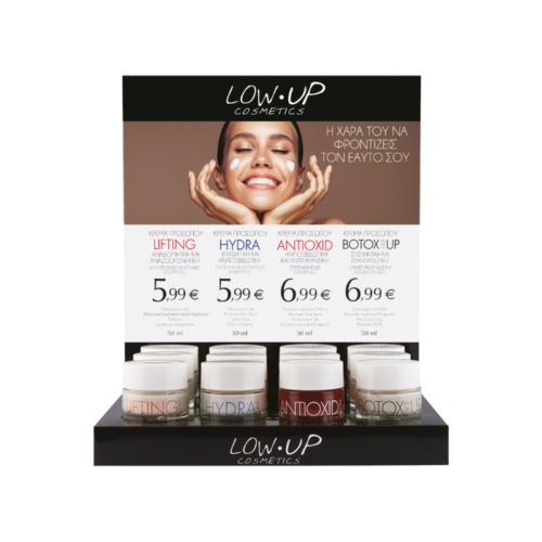 Low Up Display Κρέμες Προσώπου 32 τεμαχίων