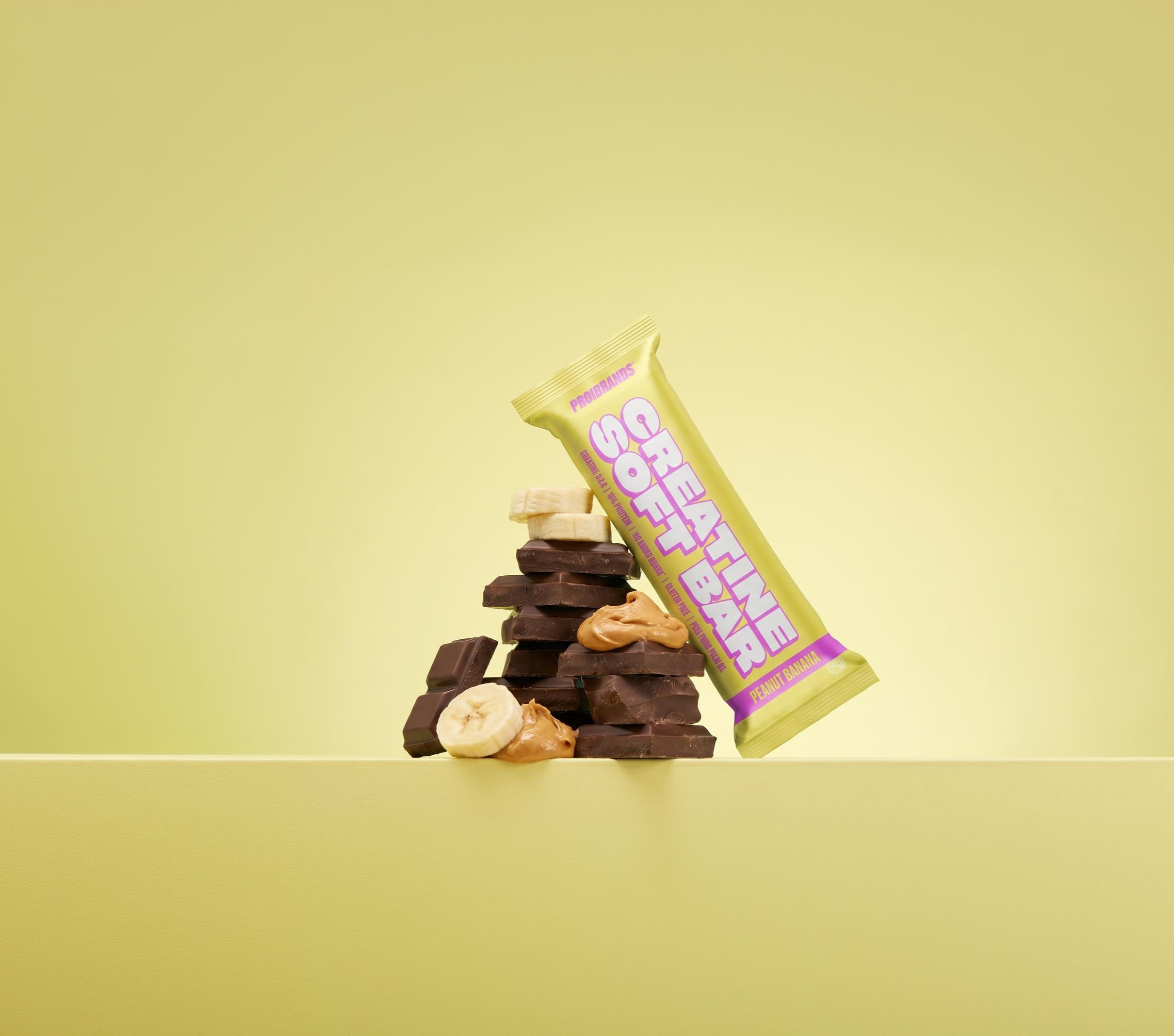 Pro!Brands Peanut Banana Protein & Creatine Soft Bar 40 g